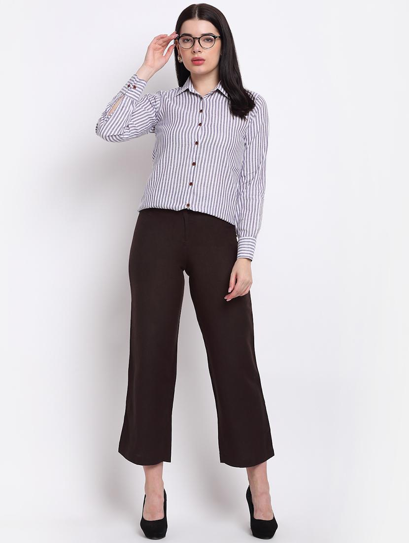 long sleeved striped shirt - 18182242 - Standard Image - 3