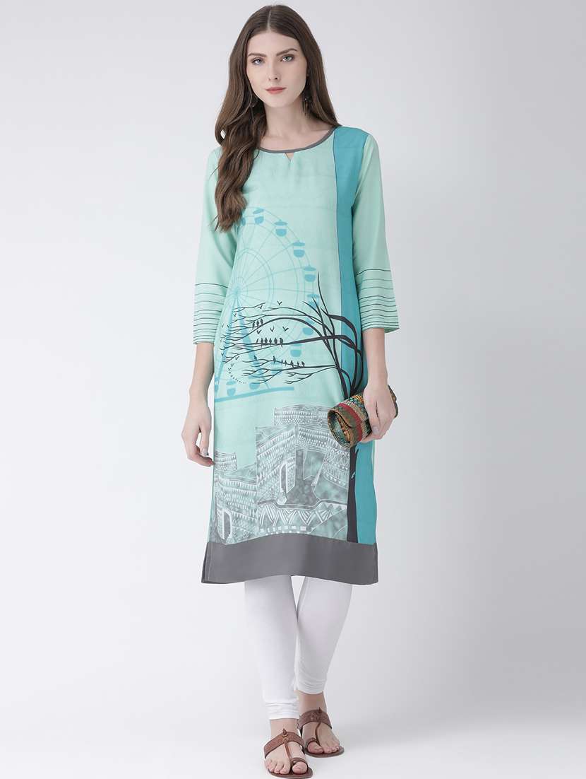 women's straight kurta - 18182815 -  Standard Image - 3