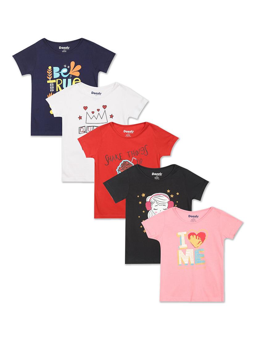 set of 3 pcs printed regular tee - 18183443 - Zoom Image - 0