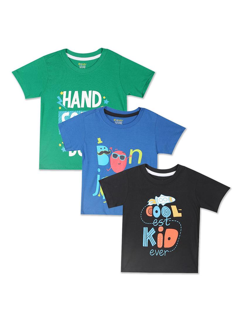 set of 3 pcs printed regular tee - 18183461 - Zoom Image - 0