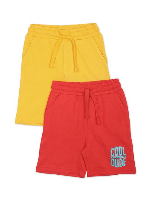 set of 2 pcs solid shorts - 18183681 - Standard Image - 0