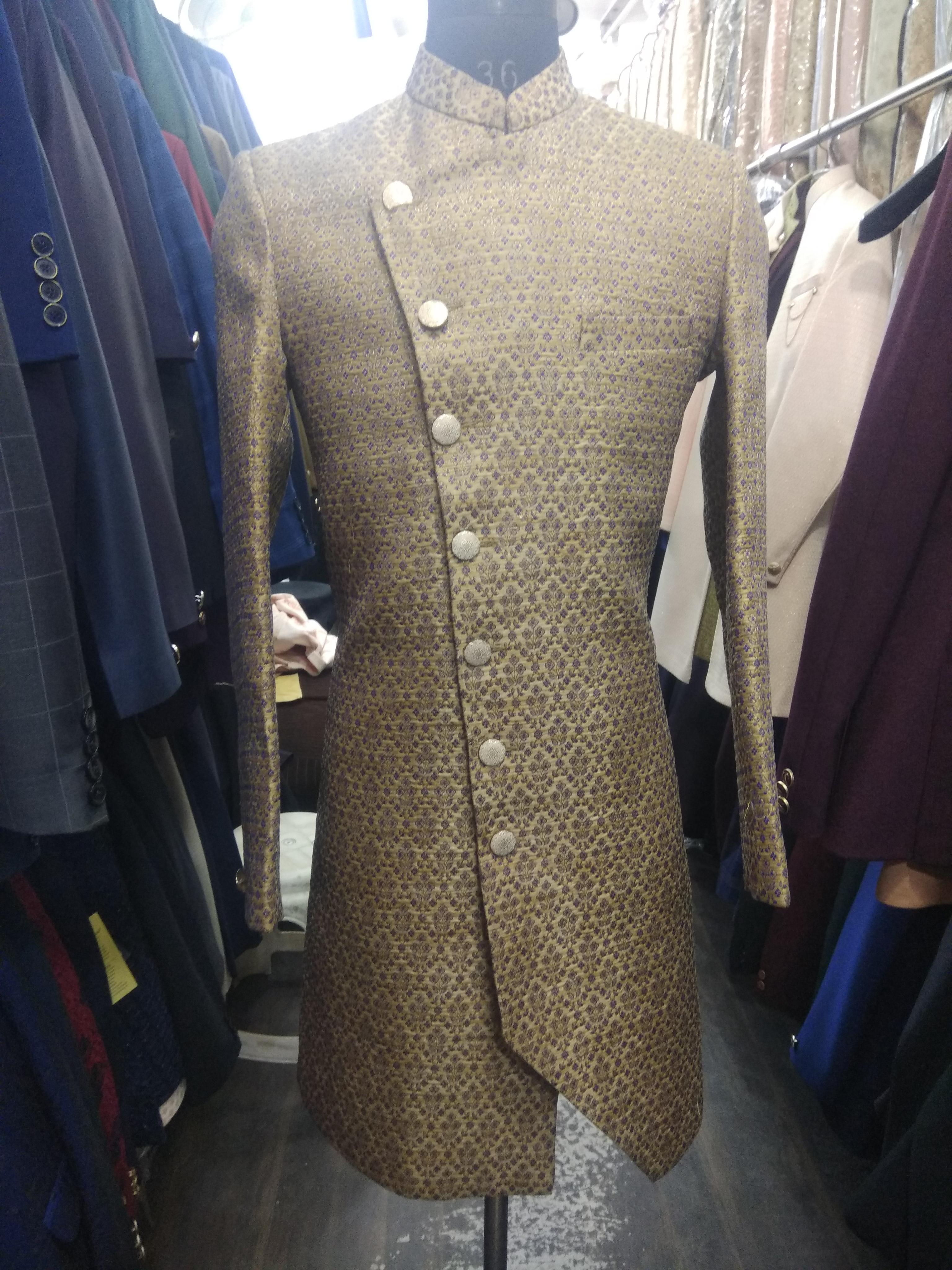 indo western with broket for men's  - 18184679 -  Zoom Image - 0