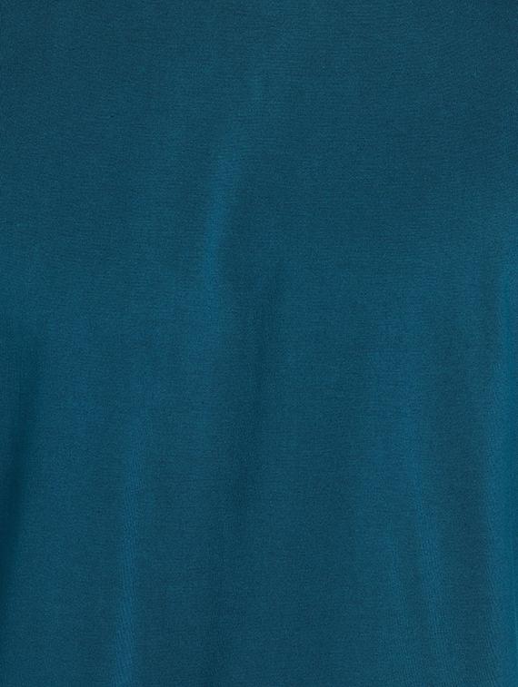 teal blue solid t-shirt - 18185415 - Standard Image - 3