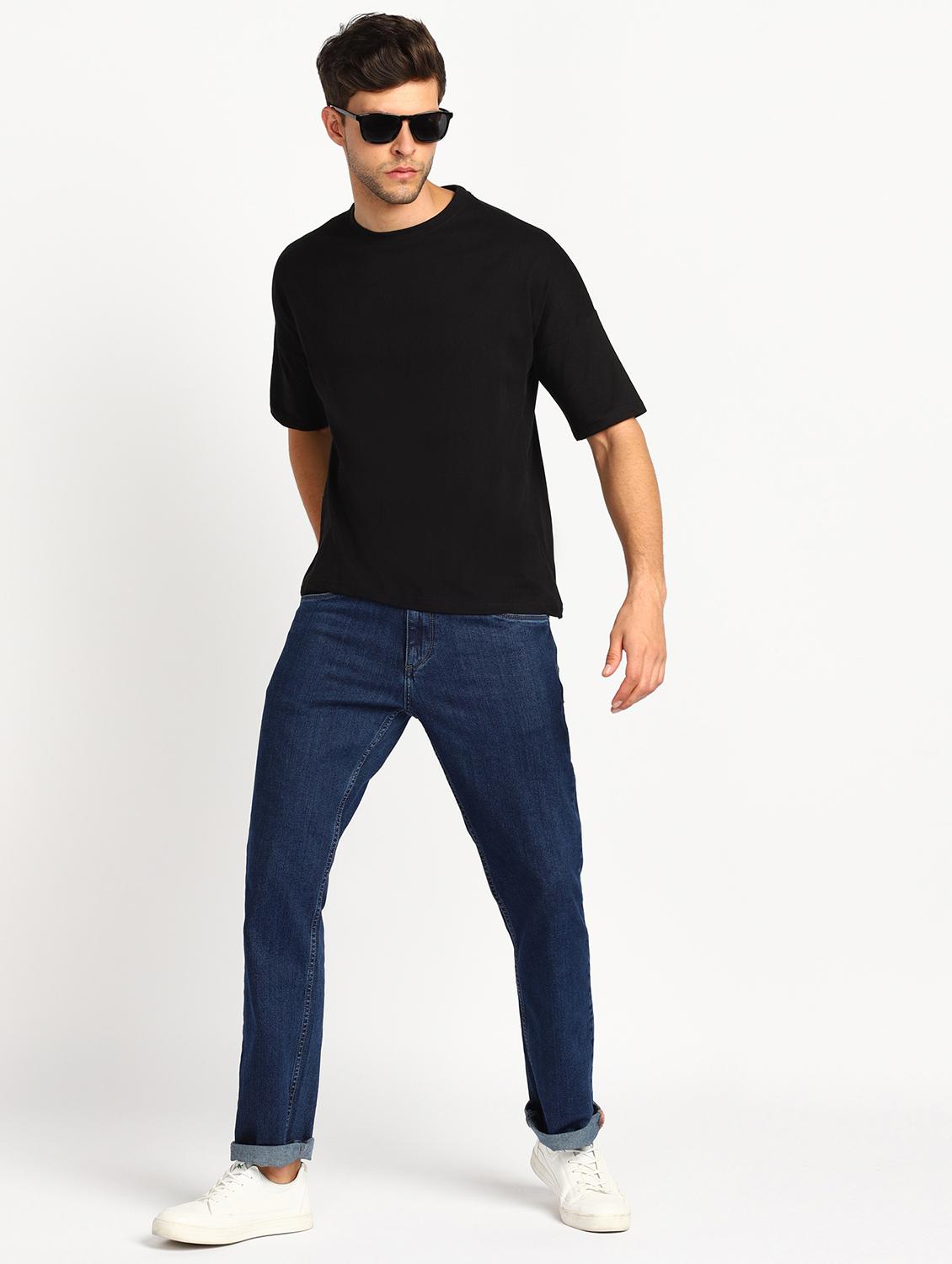 black solid t-shirt - 18185416 - Standard Image - 3
