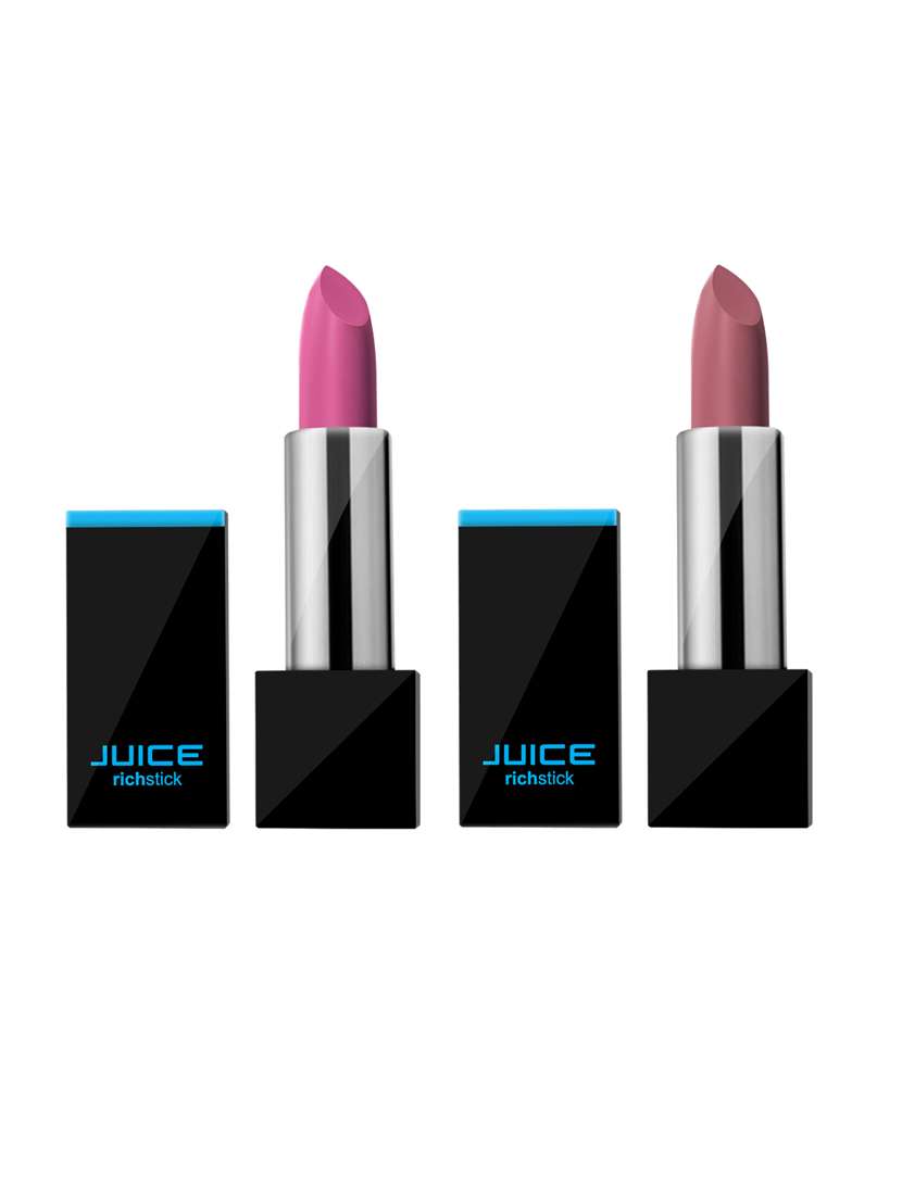 juice richstick (lipstick) pack of 2 angelnude m-90/japanesemaple m-91 waterproof & long lasting 4gm each
