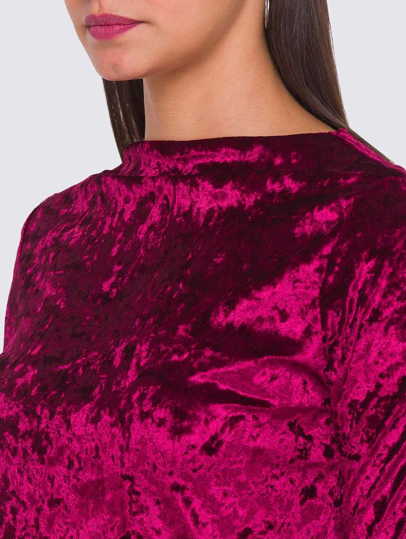 women's a line round neck top - 18187813 -  Standard Image - 5