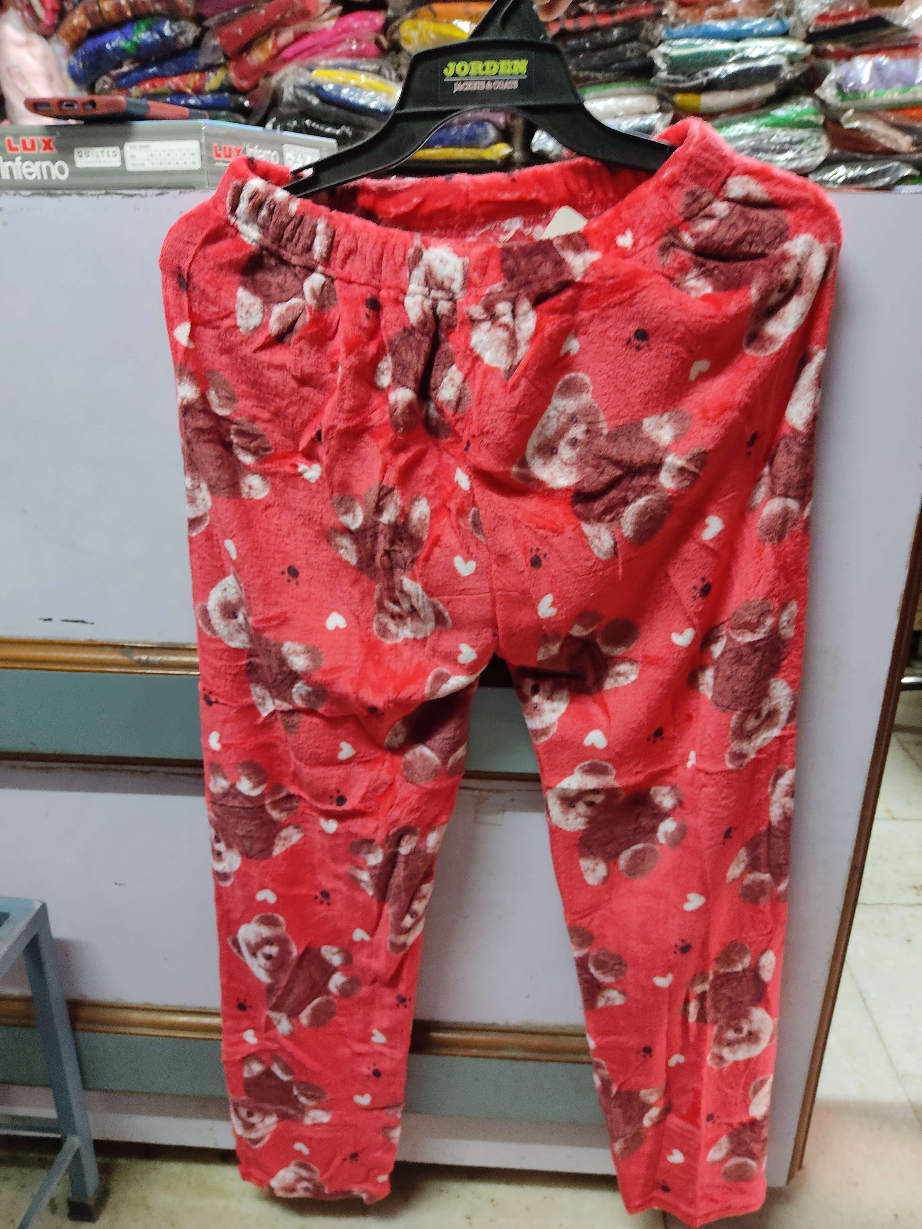 Buy online Ladies Woolen Lower Red 