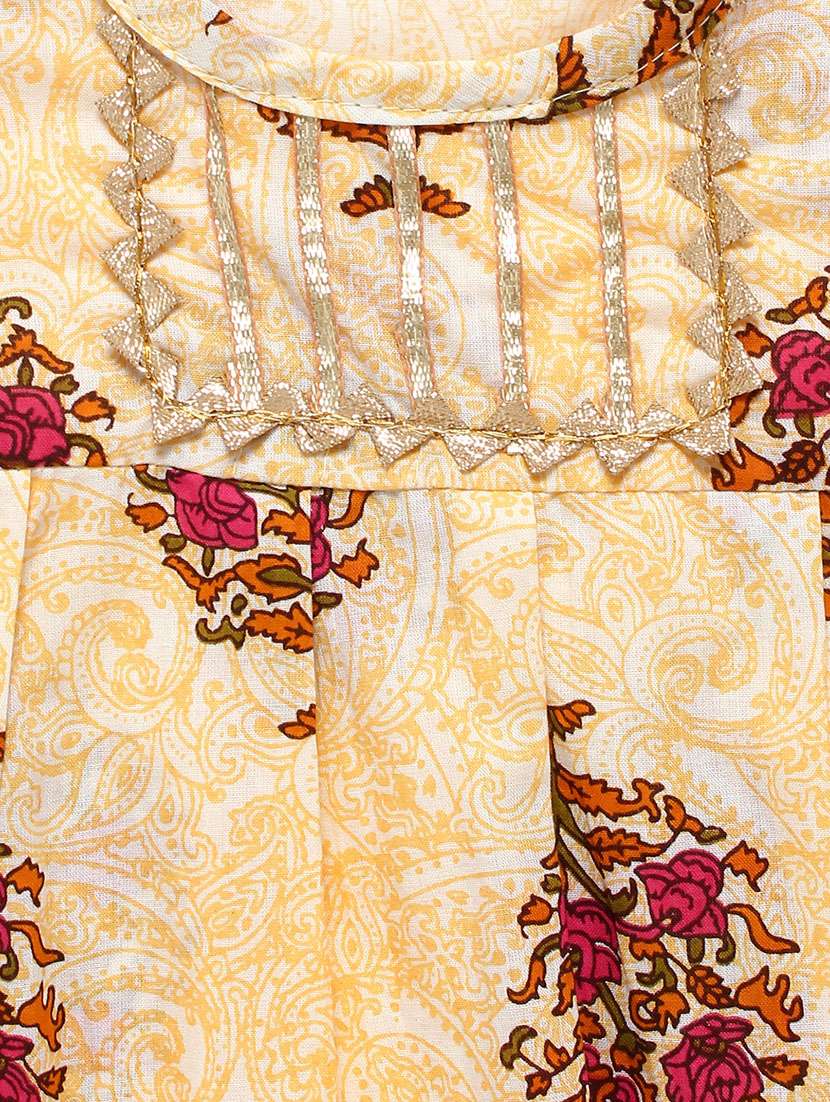 printed kurta salwar suit set - 18188586 -  Standard Image - 5