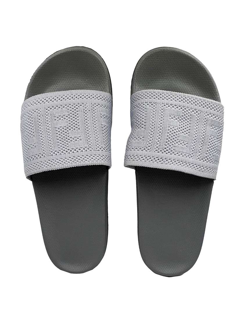 grey slider flip flop - 18190095 -  Standard Image - 3