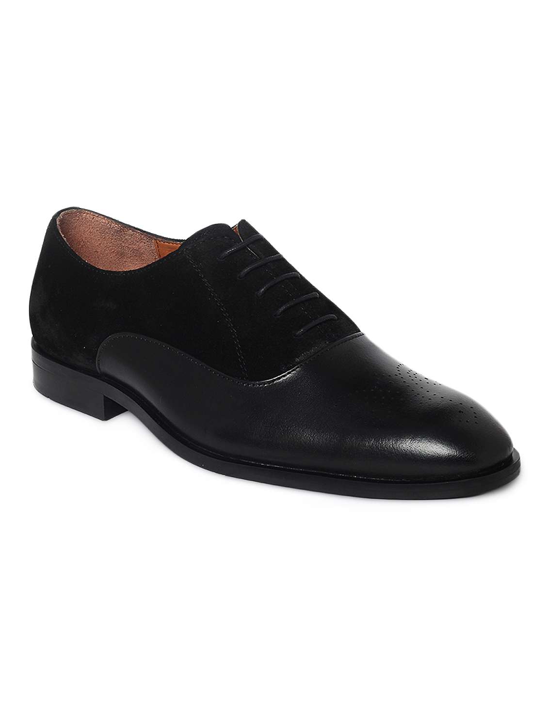 black leather oxfords
