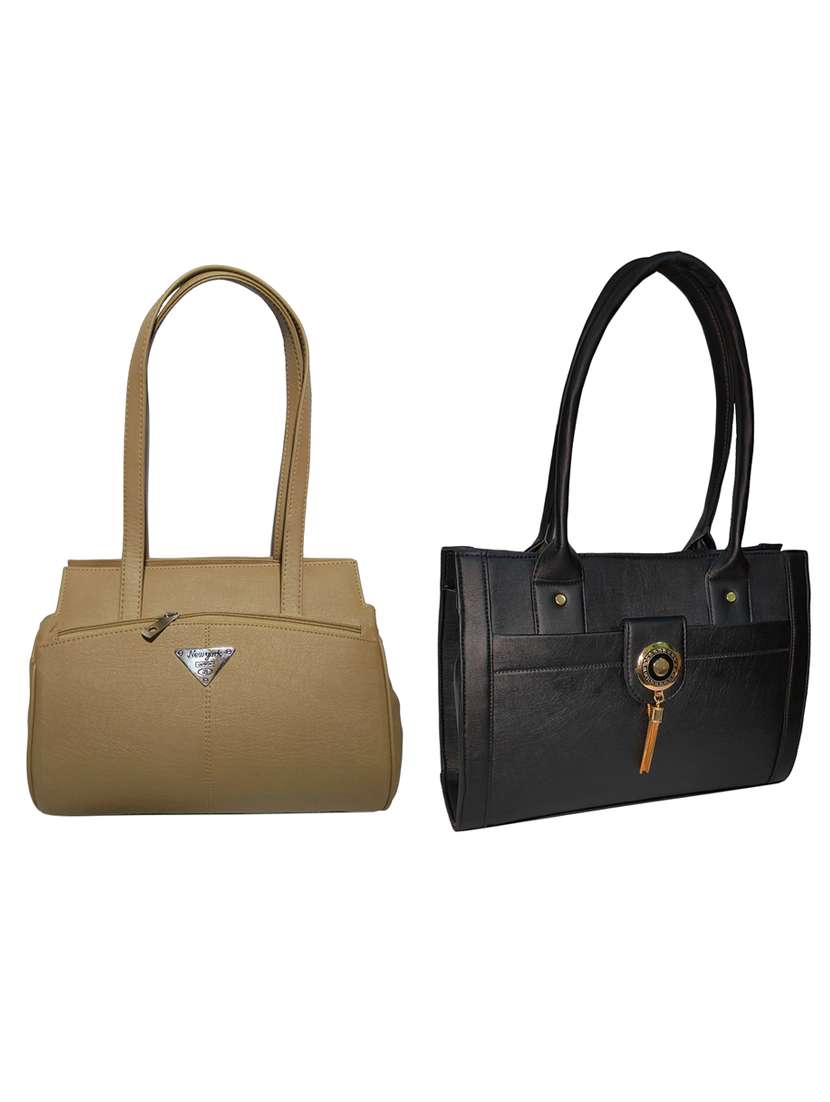 multi colored leatherette (pu) combo handbag - 18196628 -  Zoom Image - 0