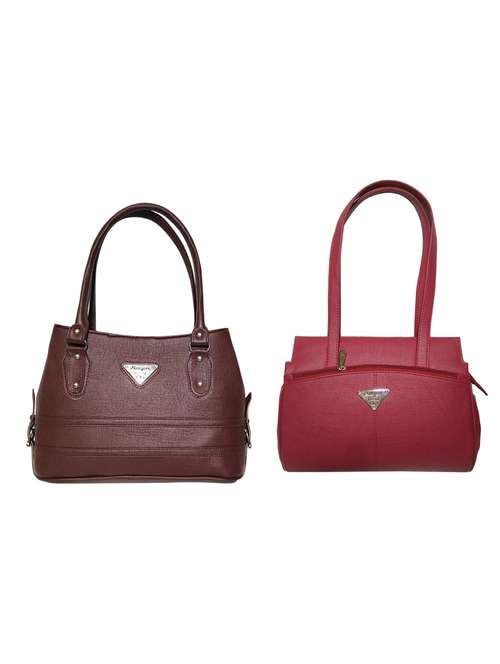multi colored leatherette (pu) combo handbag - 18196634 -  Standard Image - 0
