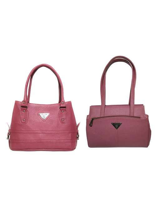 multi colored leatherette (pu) combo handbag - 18196641 -  Standard Image - 0