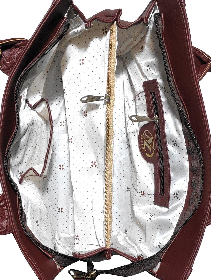 multi colored leatherette (pu) combo handbag - 18196673 - Standard Image - 3