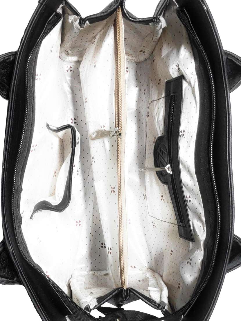 multi colored leatherette (pu) combo handbag - 18196677 -  Standard Image - 3