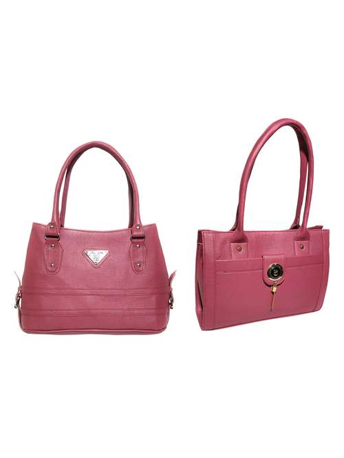 multi colored leatherette (pu) combo handbag - 18196681 -  Standard Image - 0