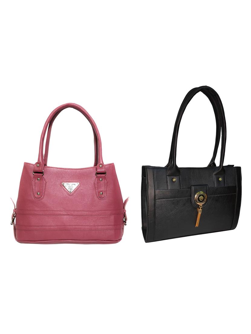 multi colored leatherette (pu) combo handbag - 18196702 -  Zoom Image - 0