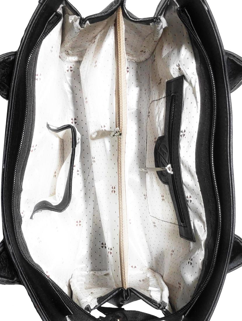 multi colored leatherette (pu) combo handbag - 18196702 - Standard Image - 3