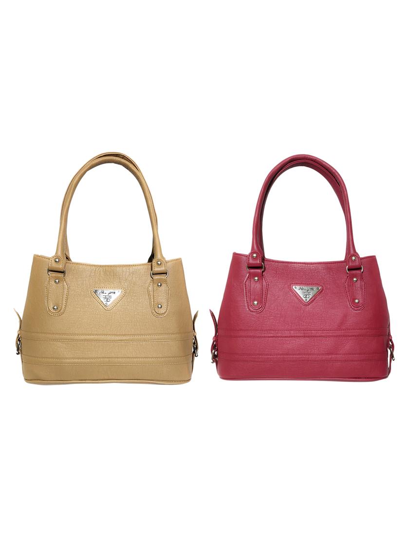 multi colored leatherette (pu) combo handbag - 18196715 - Zoom Image - 0