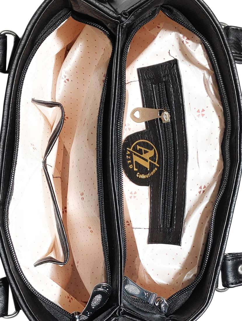 multi colored leatherette (pu) combo handbag - 18196719 -  Standard Image - 3