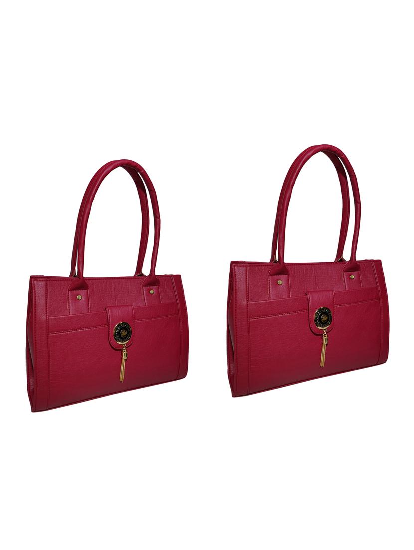 multi colored leatherette (pu) combo handbag - 18196727 -  Zoom Image - 0