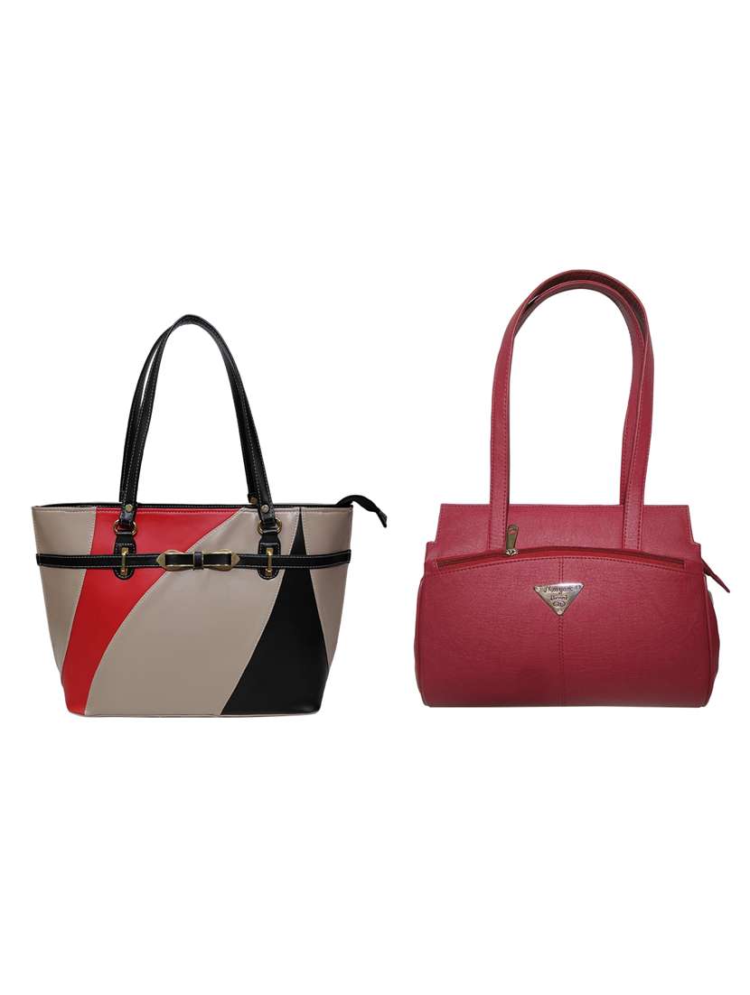 multi colored leatherette (pu) combo handbag - 18196762 - Zoom Image - 0
