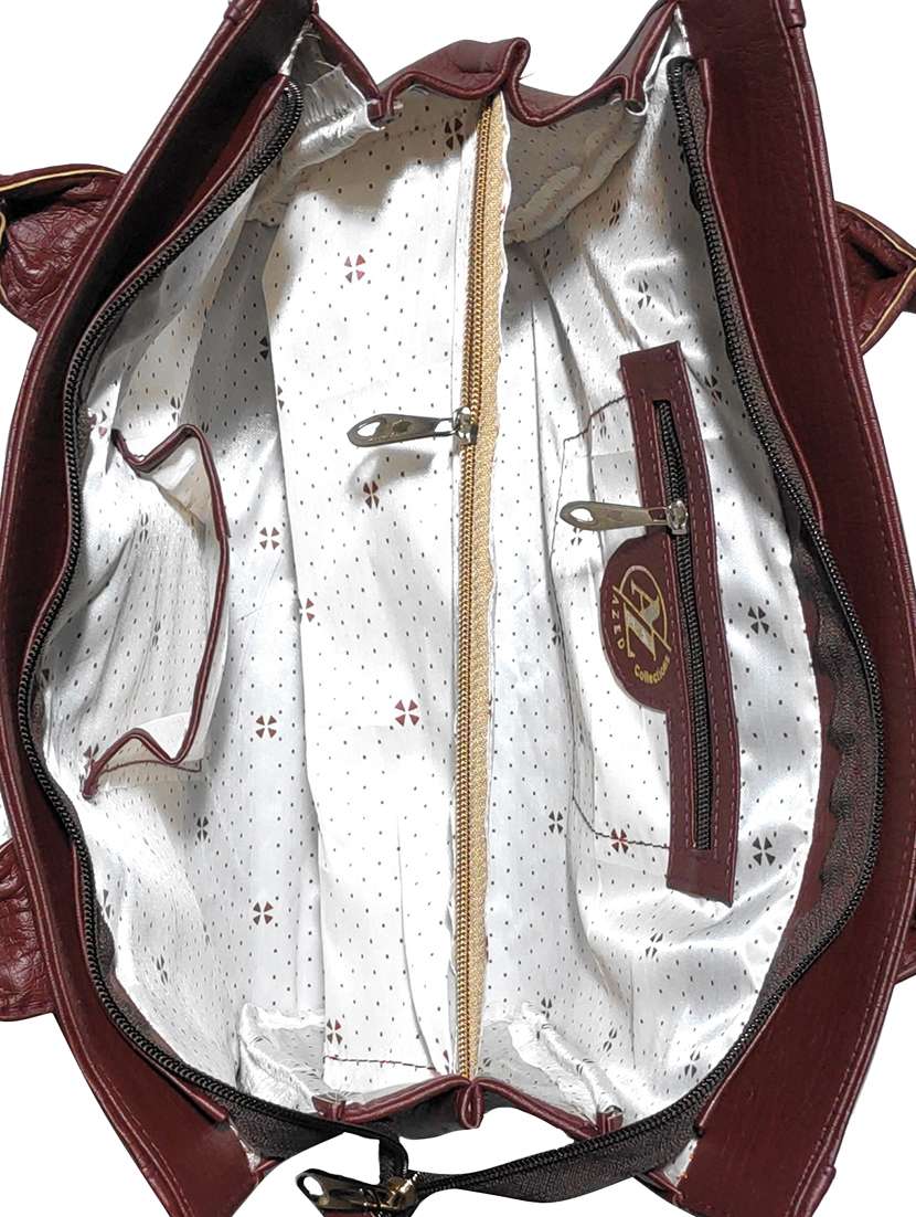 multi colored leatherette (pu) combo handbag - 18196799 -  Standard Image - 3