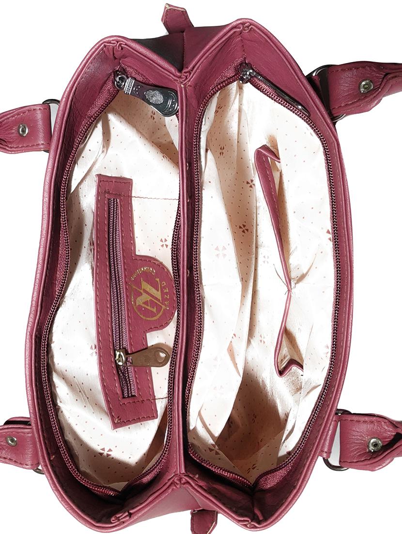 multi colored leatherette (pu) combo handbag - 18196877 - Standard Image - 3