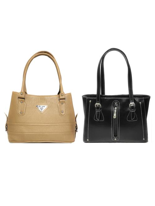 multi colored leatherette (pu) combo handbag - 18196913 - Standard Image - 0