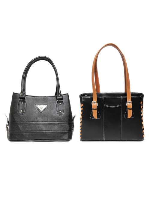 multi colored leatherette (pu) combo handbag - 18196939 -  Standard Image - 0