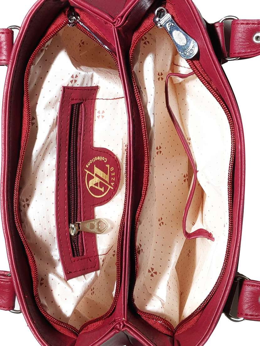 multi colored leatherette (pu) combo handbag - 18196955 -  Standard Image - 3