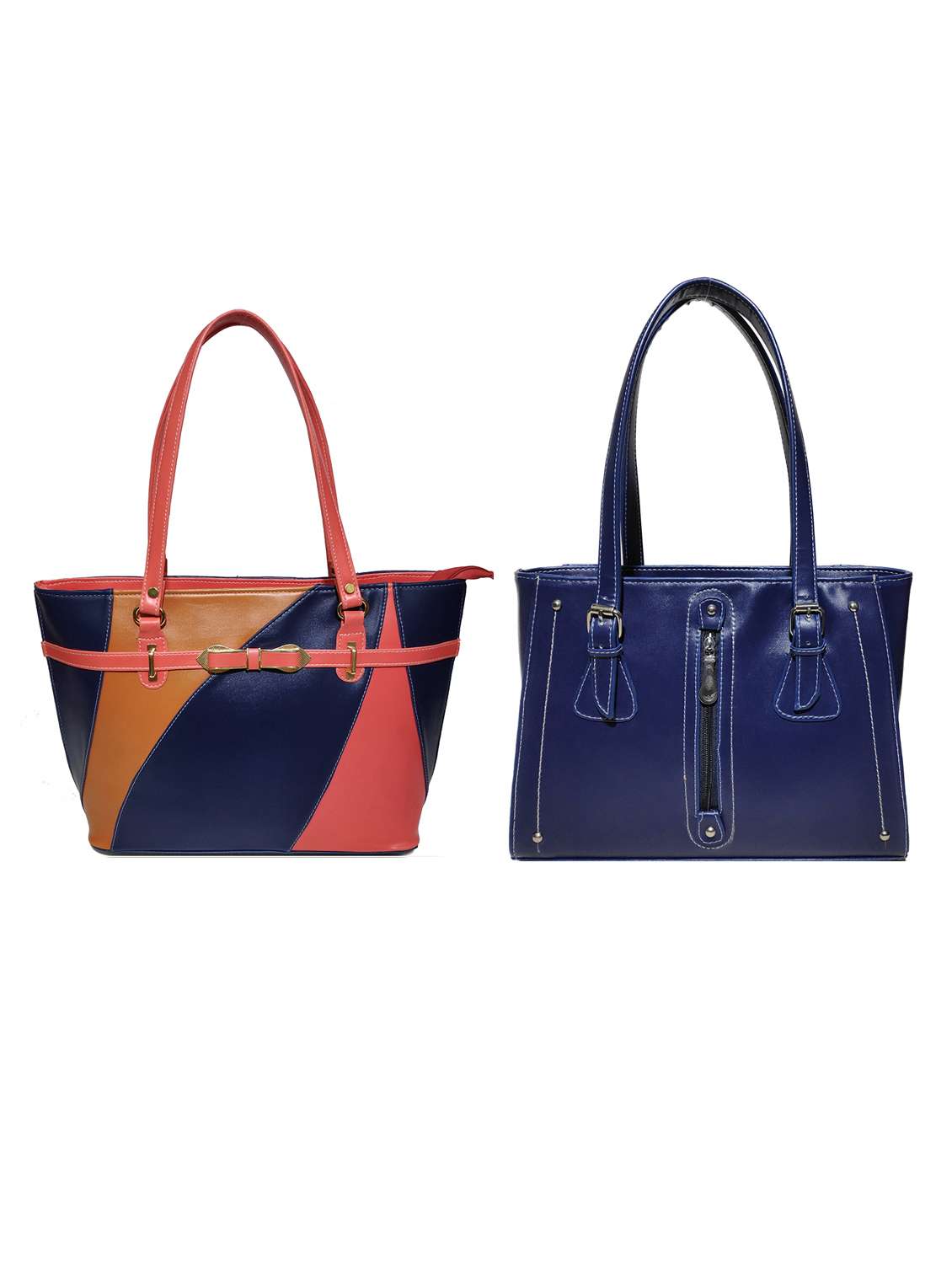 multi colored leatherette (pu) combo handbag - 18197017 -  Zoom Image - 0