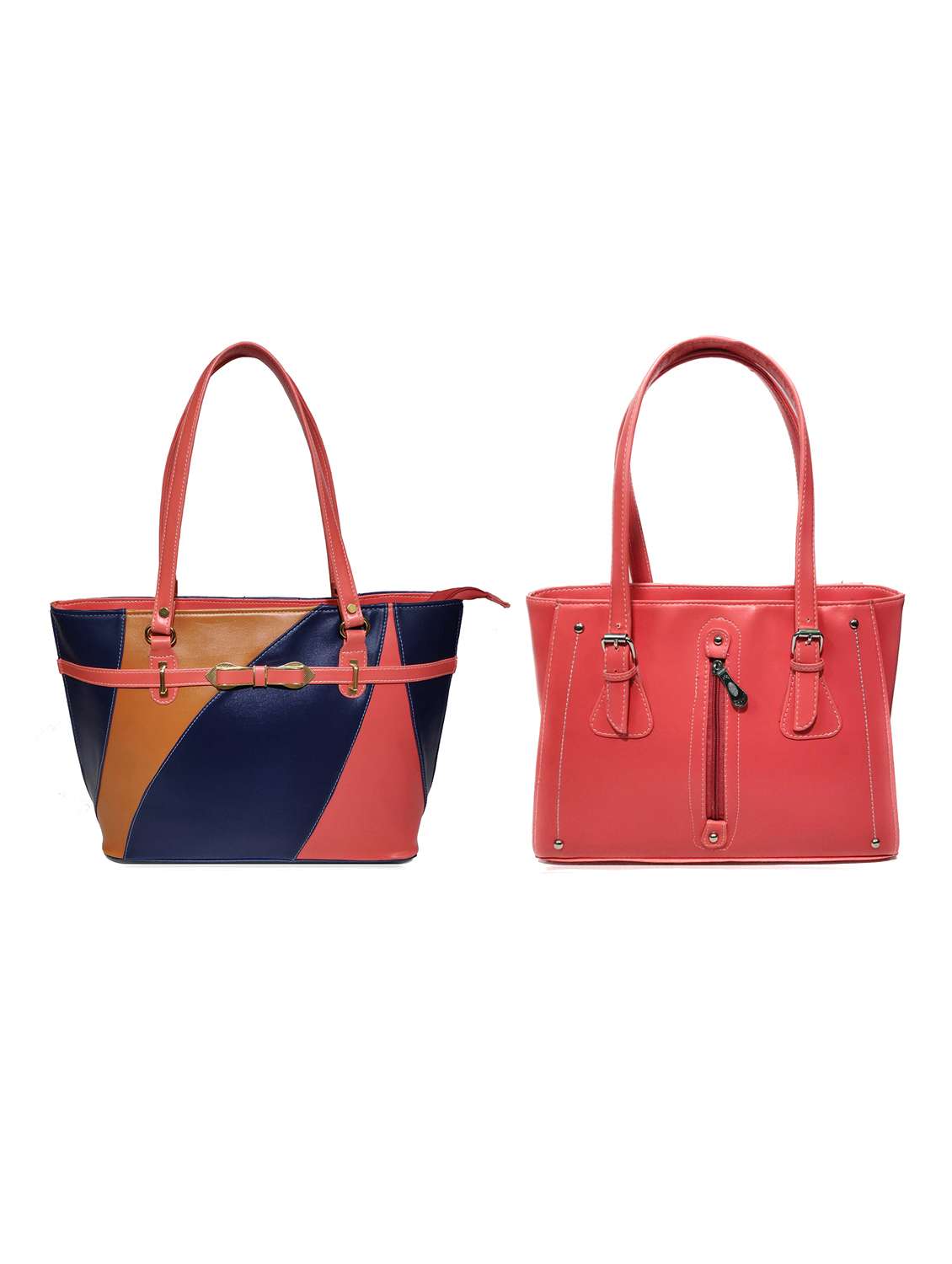 multi colored leatherette (pu) combo handbag - 18197018 -  Zoom Image - 0