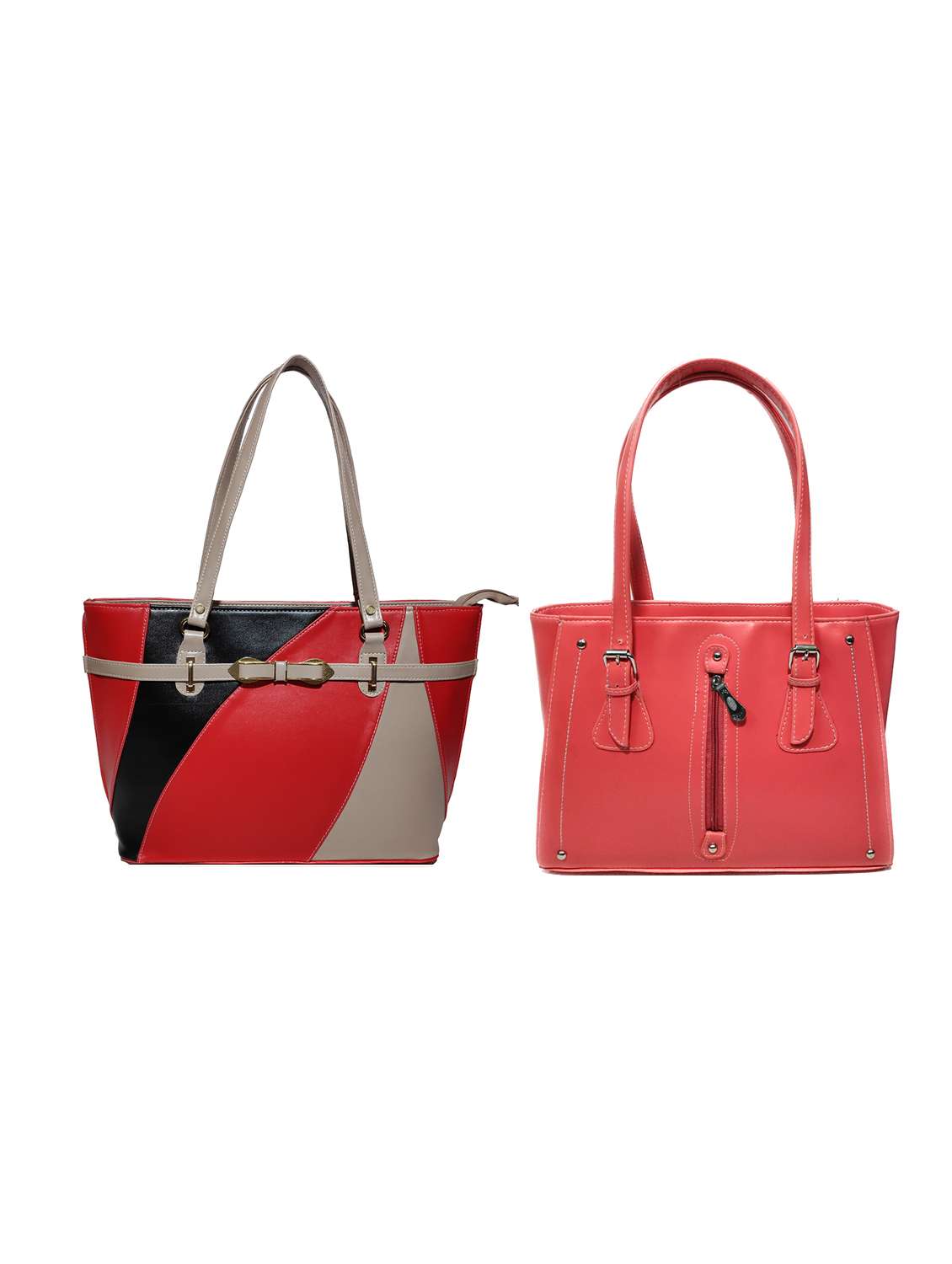 multi colored leatherette (pu) combo handbag - 18197028 -  Zoom Image - 0