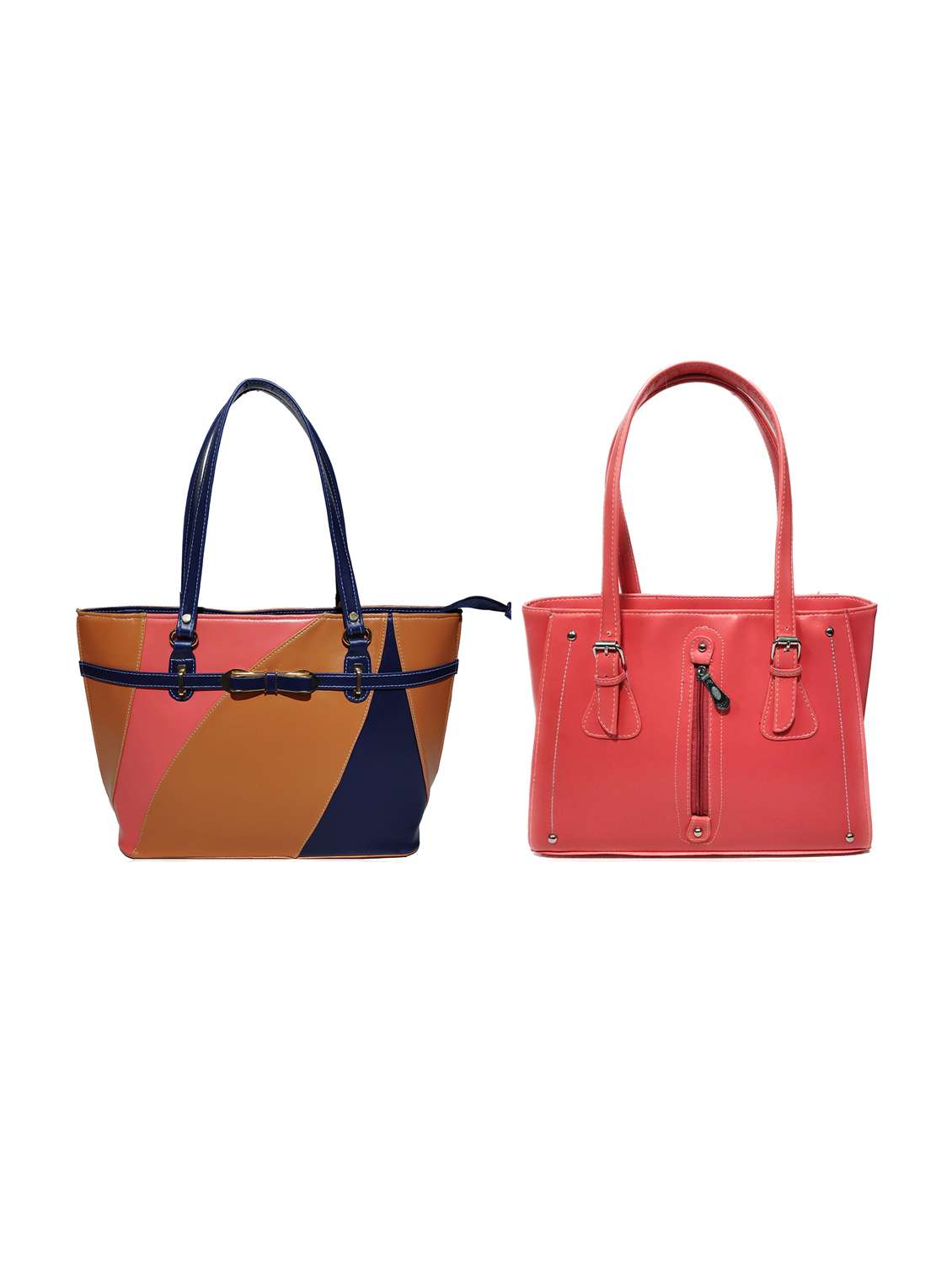 multi colored leatherette (pu) combo handbag - 18197033 -  Zoom Image - 0