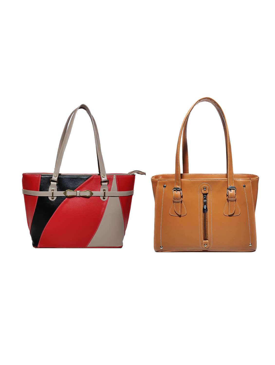 multi colored leatherette (pu) combo handbag - 18197045 - Zoom Image - 0