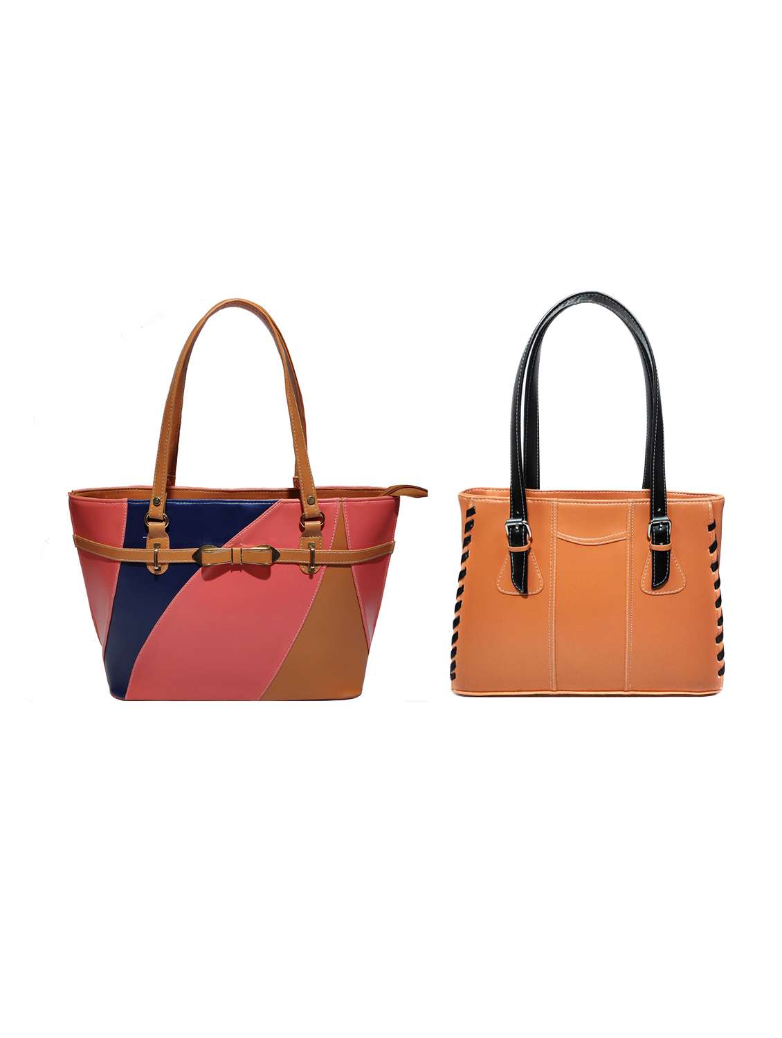 multi colored leatherette (pu) combo handbag - 18197060 - Zoom Image - 0
