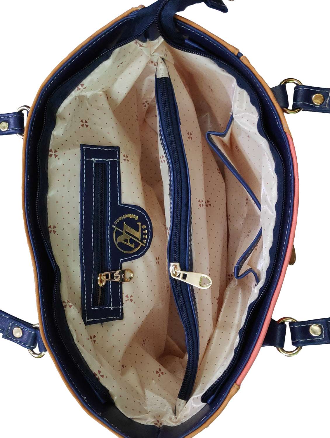 multi colored leatherette (pu) combo handbag - 18197071 -  Standard Image - 3