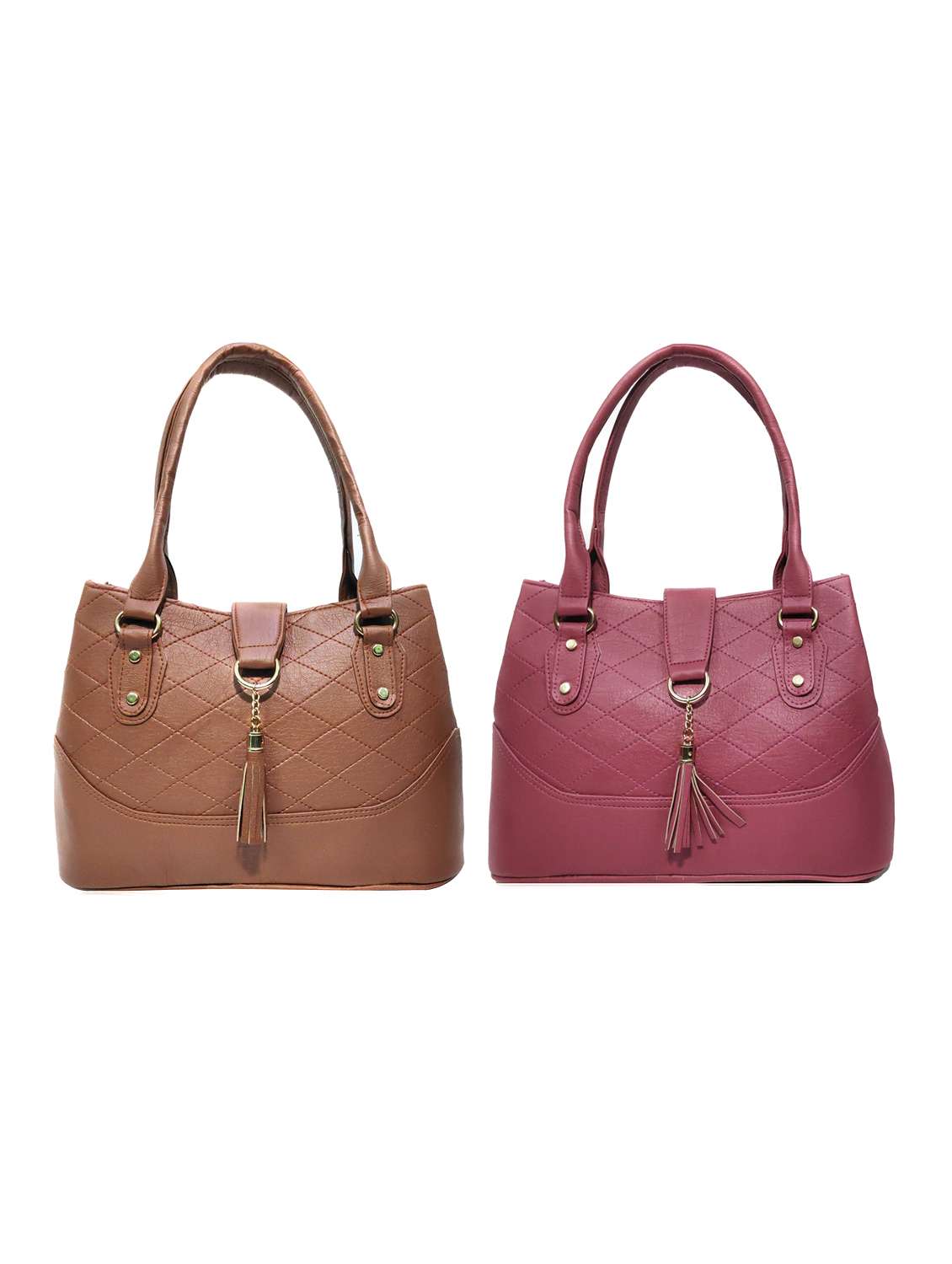 multi colored leatherette (pu) combo handbag - 18197101 - Zoom Image - 0