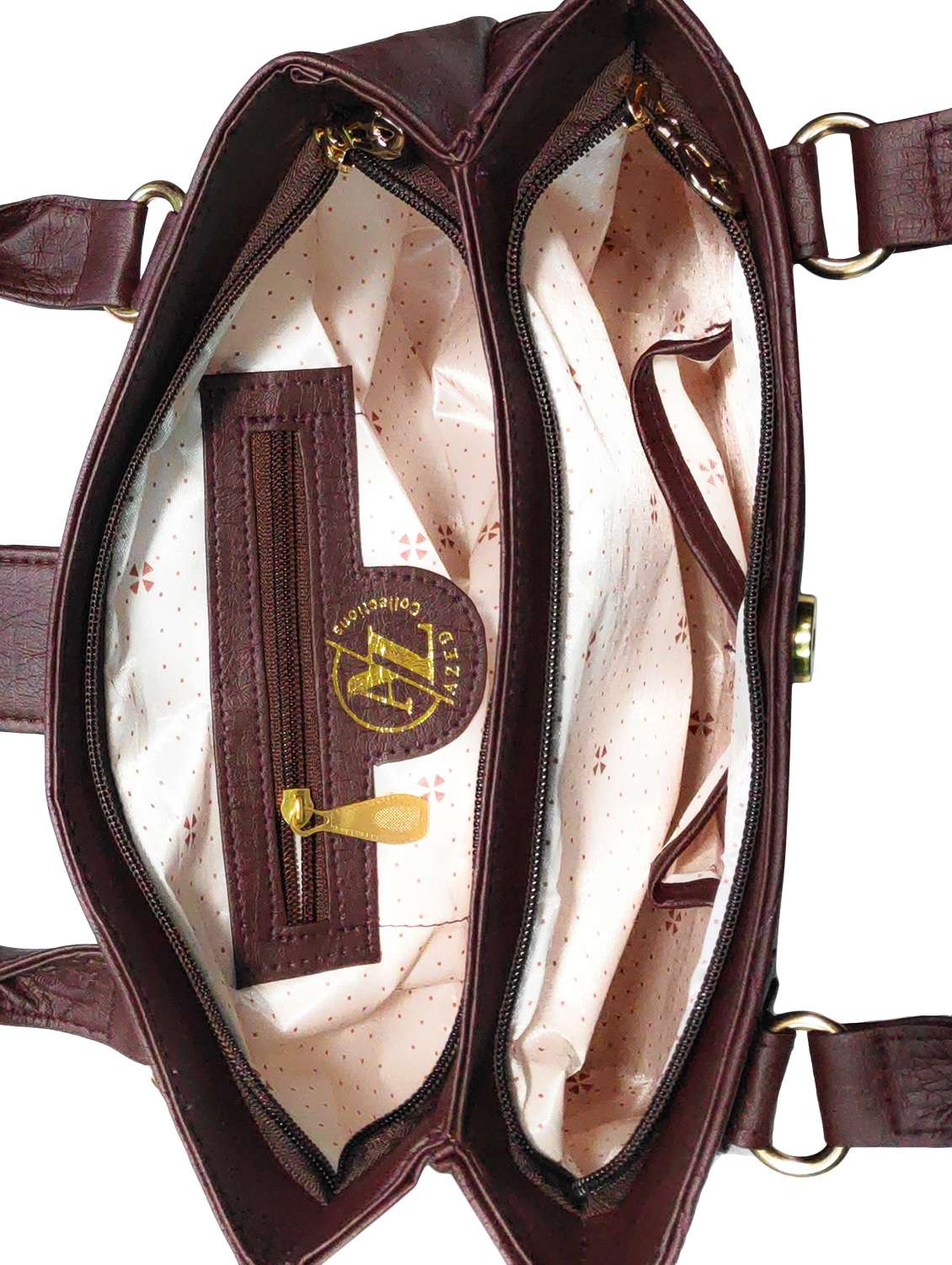 multi colored leatherette (pu) combo handbag - 18197108 -  Standard Image - 3