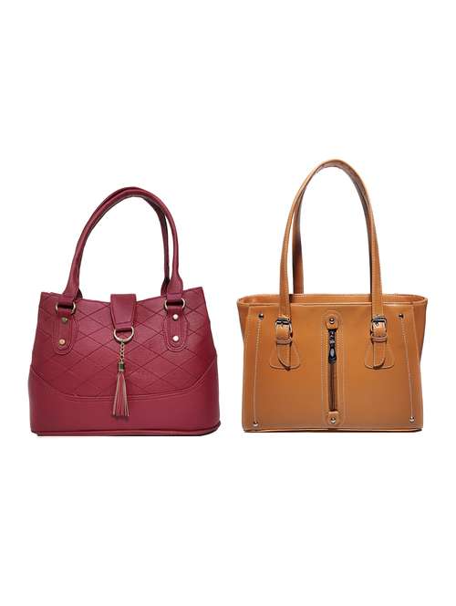 set of 2 pcs combos handbag - 18197124 - Standard Image - 0