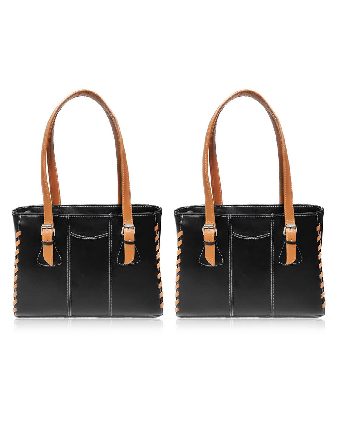 multi colored leatherette (pu) combo handbag - 18197235 -  Zoom Image - 0