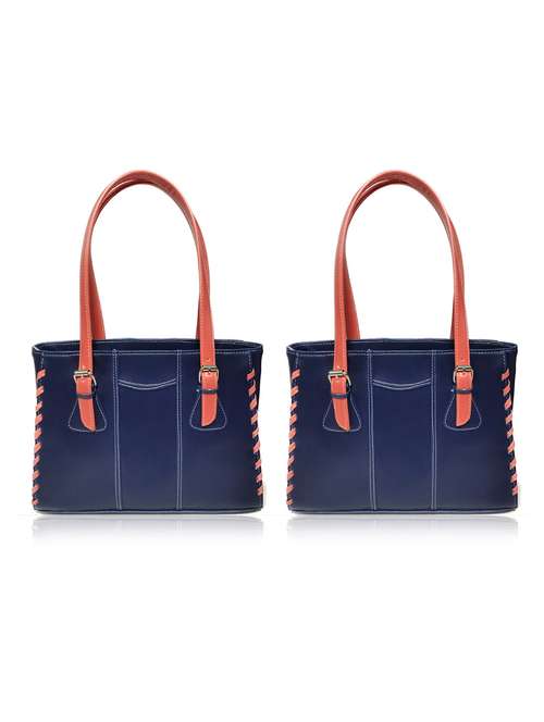 multi colored leatherette (pu) combo handbag - 18197239 -  Standard Image - 0