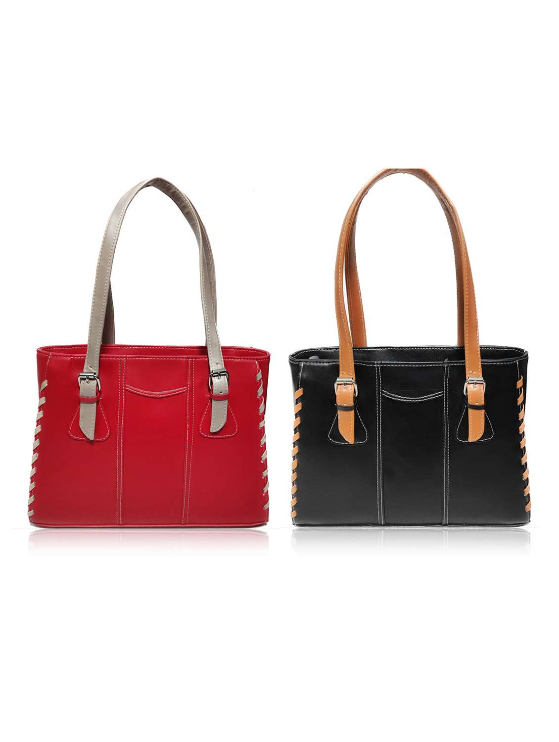 multi colored leatherette (pu) combo handbag - 18197246 -  Zoom Image - 0