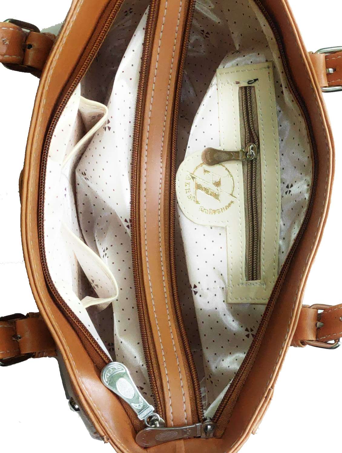 multi colored leatherette (pu) combo handbag - 18197253 -  Standard Image - 3