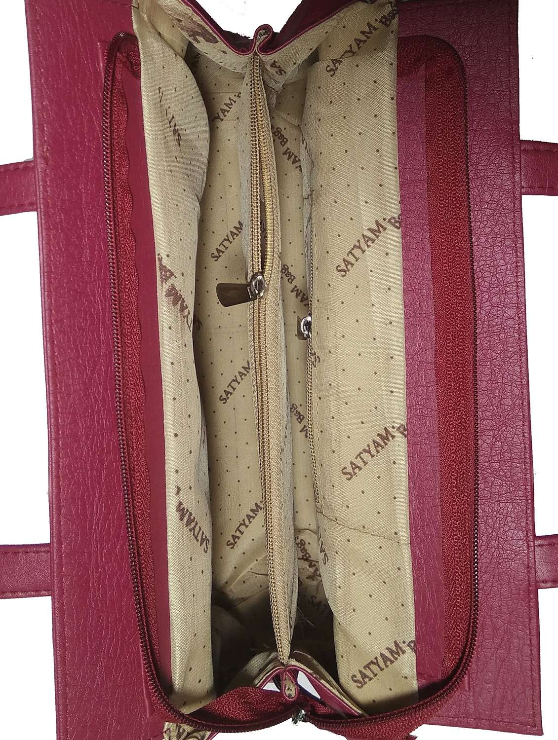 multi colored leatherette (pu) combo handbag - 18197259 -  Standard Image - 3