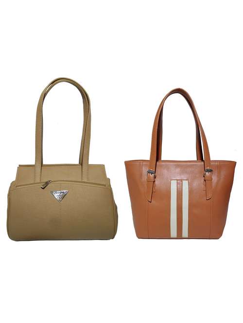 multi colored leatherette (pu) combo handbag - 18197265 -  Standard Image - 0