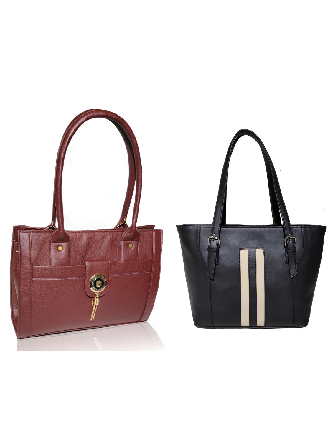 multi colored leatherette (pu) combo handbag - 18197346 -  Zoom Image - 0