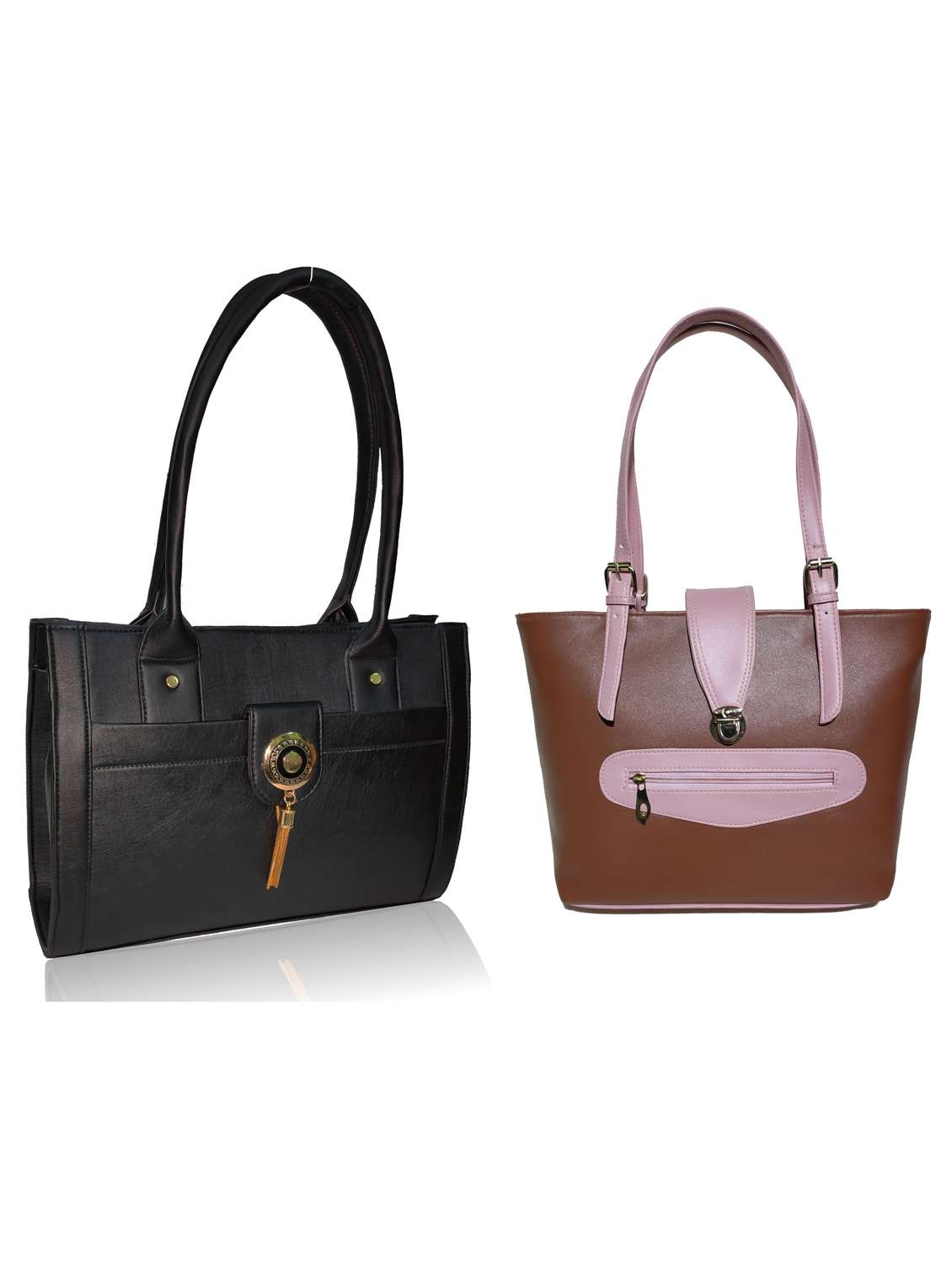 multi colored leatherette (pu) combo handbag - 18197350 -  Zoom Image - 0