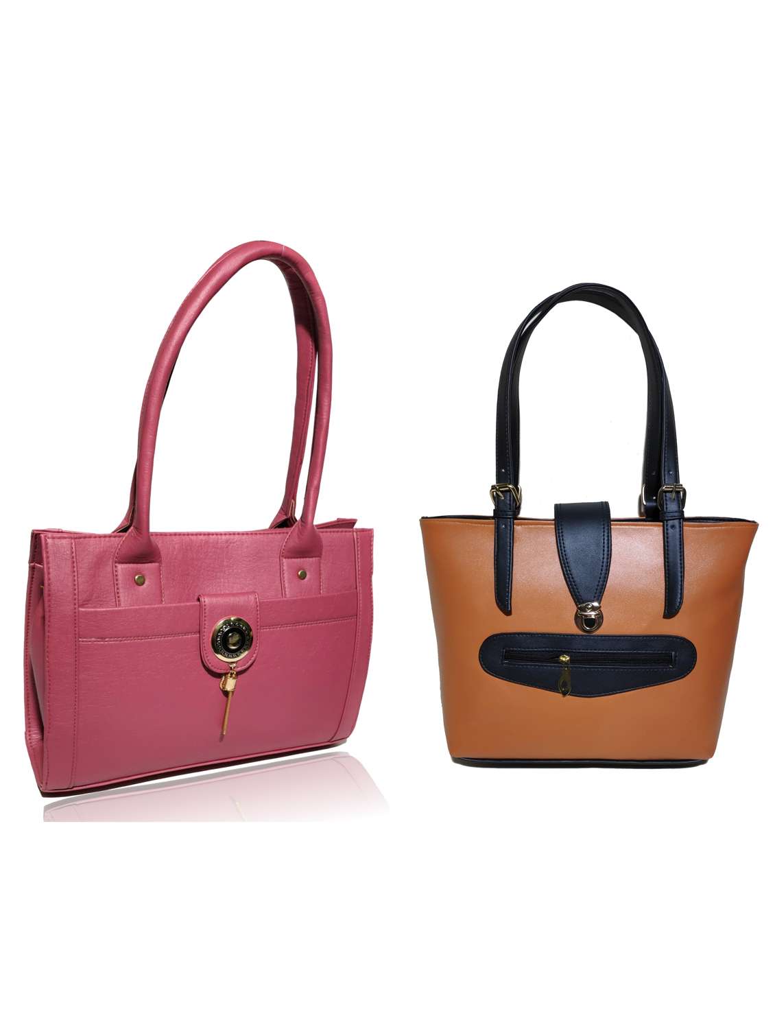 multi colored leatherette (pu) combo handbag - 18197361 -  Zoom Image - 0